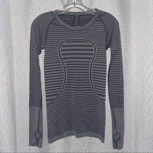 Lululemon Grey Long Sleeve Swiftly